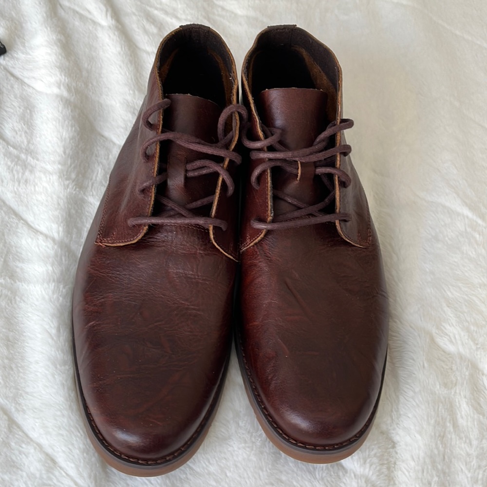 TIMBERLAND Mens Yorkdale Brown Leather Chukka Boots Ortholite size 11 A22GK